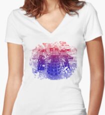 EXTERMINATE!! Women's Fitted V-Neck T-Shirt