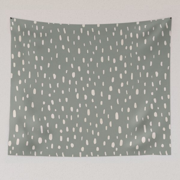 Item preview, Neutral Spotty Pattern in Light Green  designed and sold by WildeandCo.