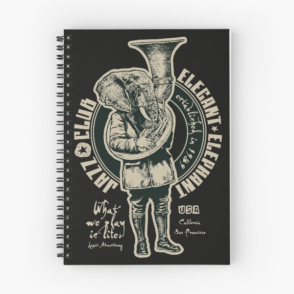 Item preview, Jazz club Elephant designed and sold by JackJumpingsack.