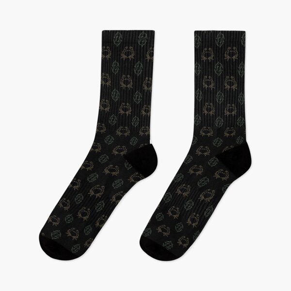 Item preview, Crabs & Fishes Pattern - Black designed and sold by royrahul.