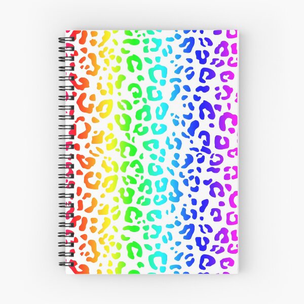 Item preview, Rainbow and White Spots Leopard Print designed and sold by Bumblefuzzies.