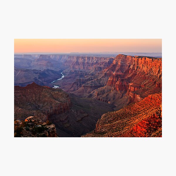 Sunset on the Grand Canyon from Navajo Point Photographic Print
