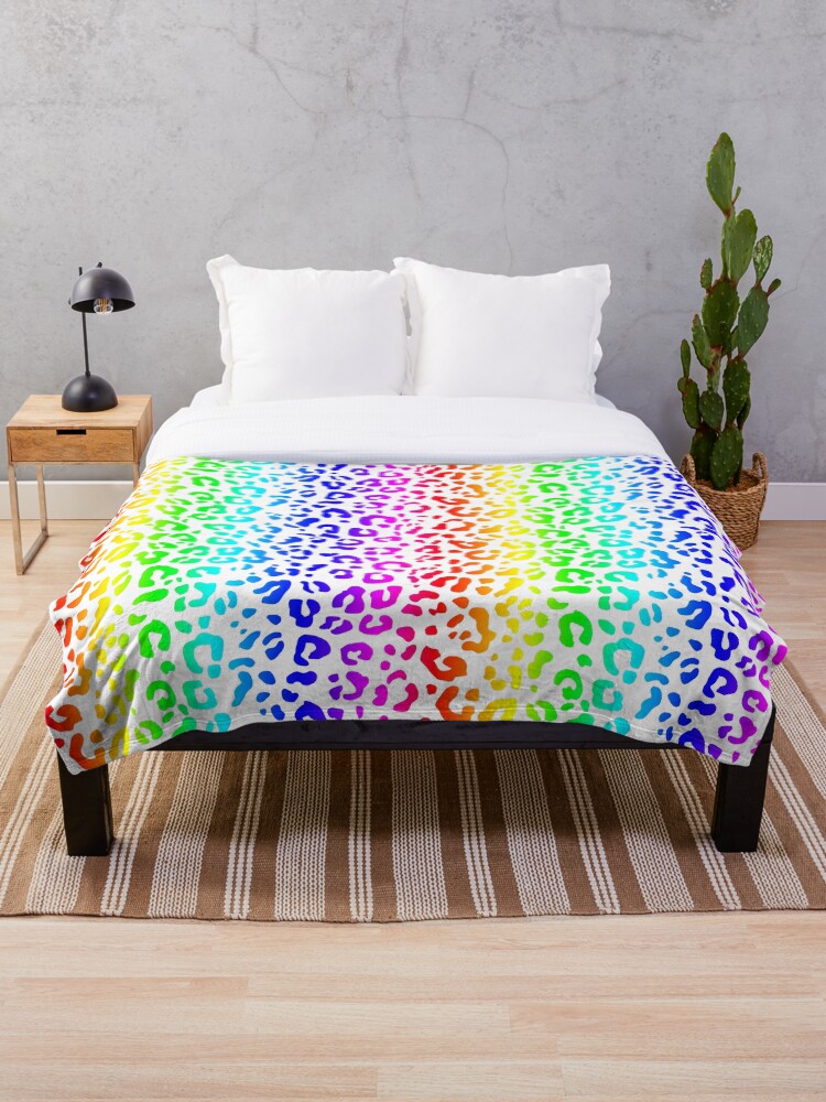 Rainbow discount print blanket