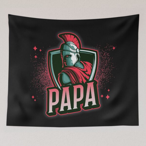 Item preview, Papa Dad Father Vater German Deutsch Warrior Krieger Spartan designed and sold by Time4German.