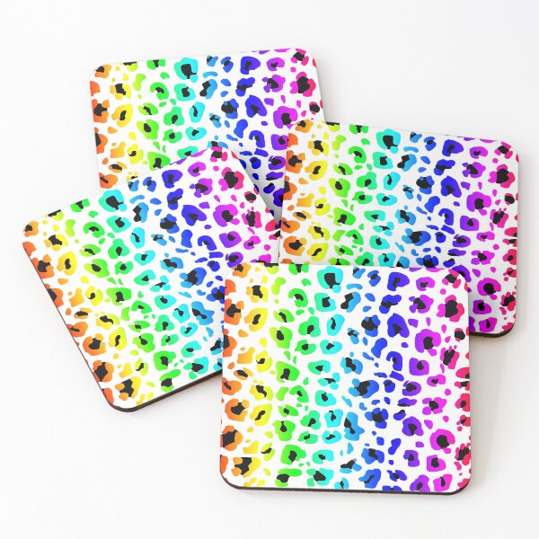 Item preview, Rainbow and Black Spots Leopard Print designed and sold by Bumblefuzzies.
