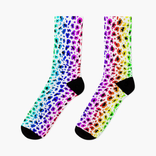 Item preview, Rainbow and Black Spots Leopard Print designed and sold by Bumblefuzzies.