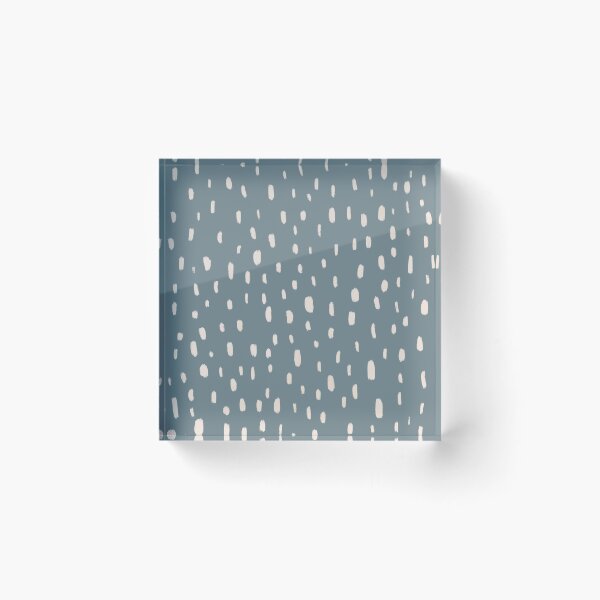 Item preview, Neutral Spotty Pattern in Blue designed and sold by WildeandCo.