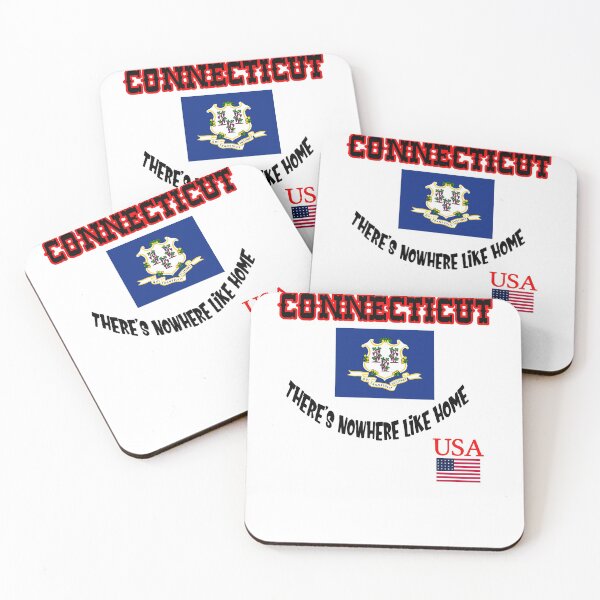 Item preview, Connecticut There's Nowhere Like Home Usa Flag Favorite State Workout Gift Ideas T Shirts designed and sold by mygiftideas.