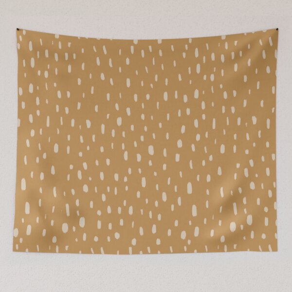 Item preview, Neutral Spotty Pattern in Gold designed and sold by WildeandCo.