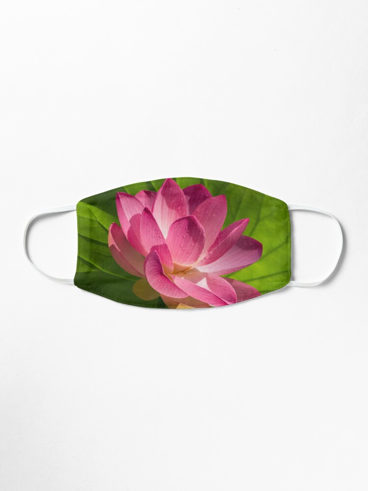 Lotus Flower Raining Grace Symbol Of Abundance Good Fortune And Wealth Mask By Tjbest Redbubble