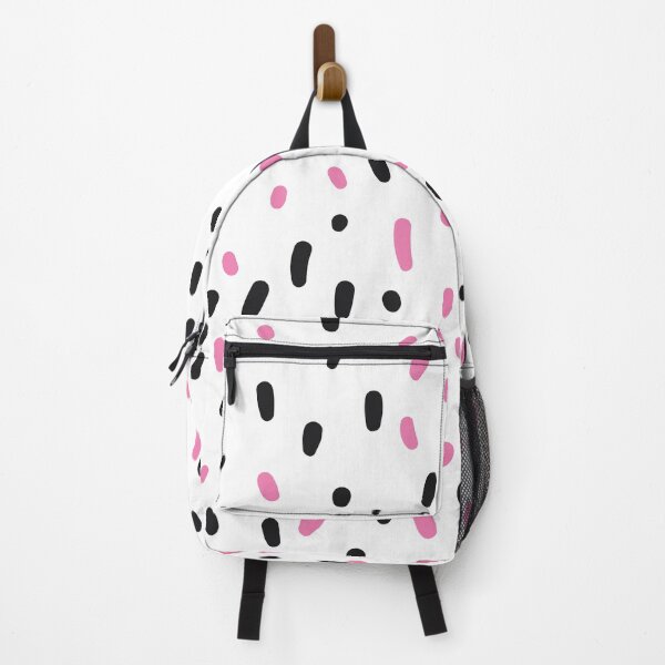 Item preview, Black and Pink Dots Pattern - Minimal and Modern Pattern. Hand Drawn Abstract Design designed and sold by TamGustam.