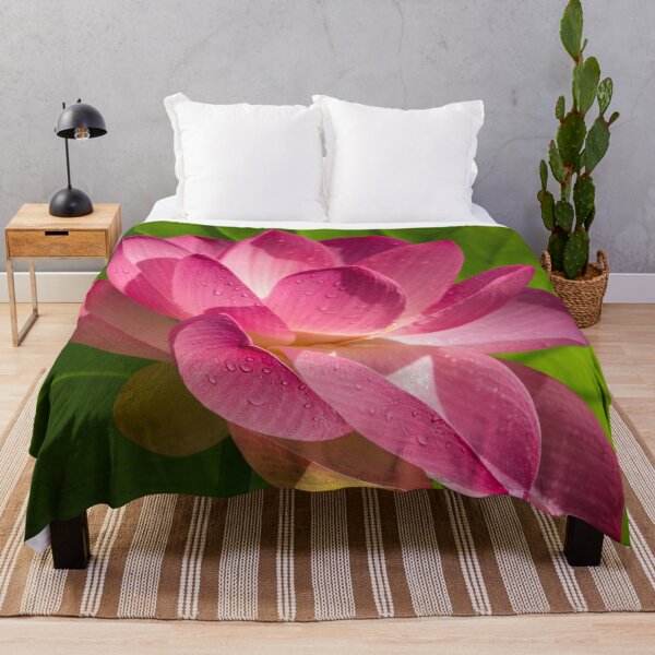Item preview, Lotus Flower Raining Grace, Symbol Of Abundance, Good Fortune And Wealth designed and sold by TJ Devadatta Best.