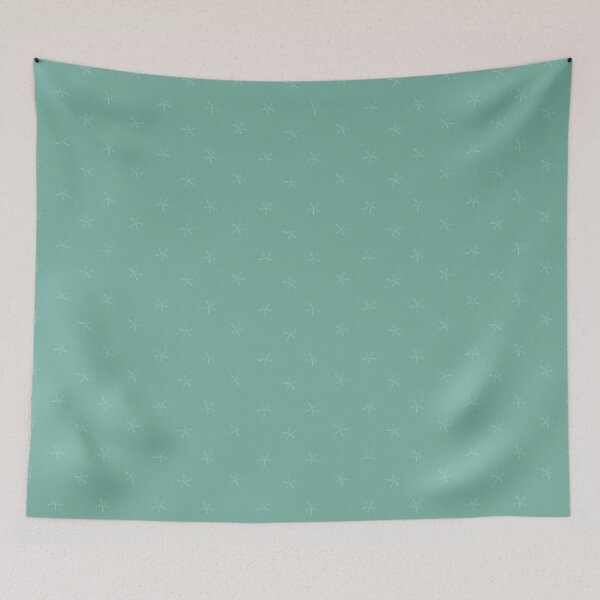 Item preview, Starfish line graphic pattern designed and sold by Bakulina.