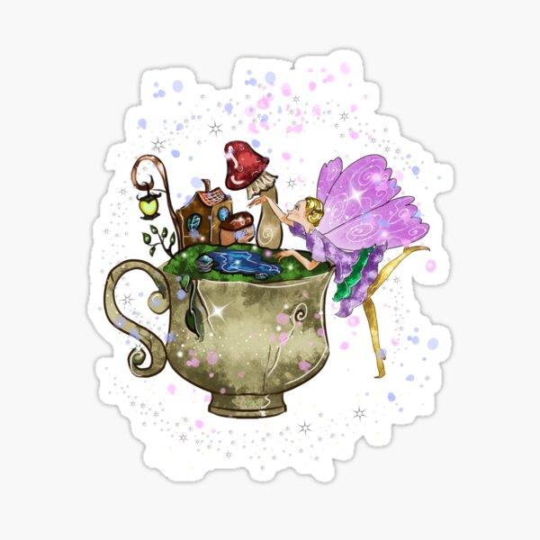 Tertia The Teacup Planter Fairy™️ Sticker