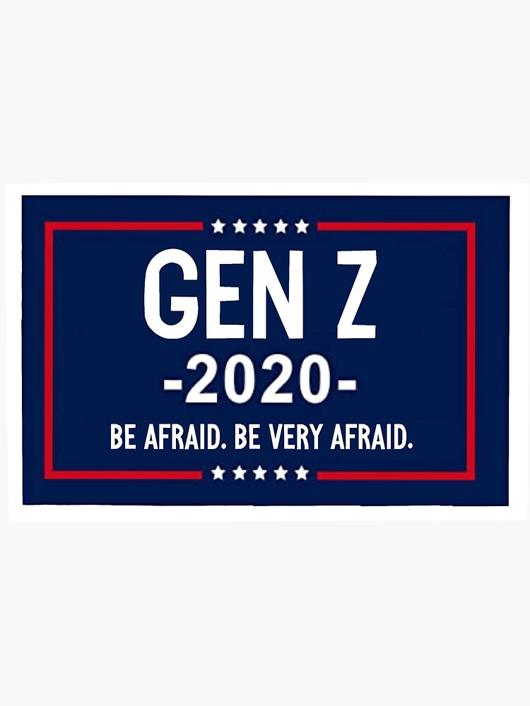 "Gen Z 2020" Sticker for Sale by lexieee06 Redbubble