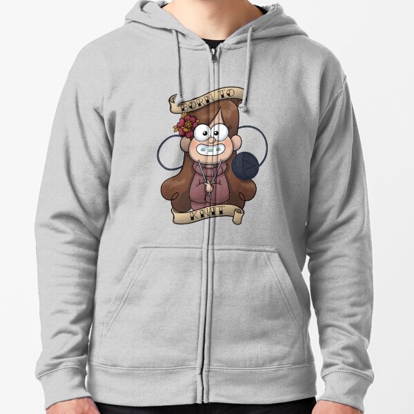 Born 2 Knit Zipped Hoodie