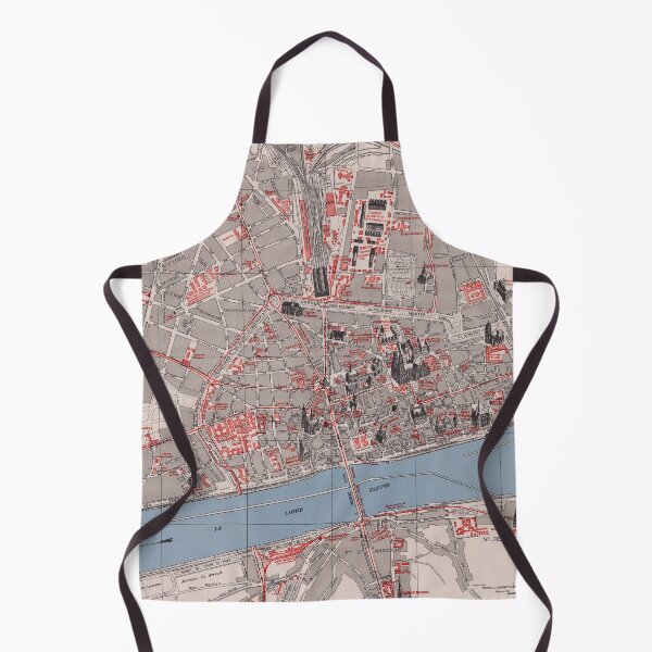 Item preview, Vintage Map of Orleans France (1944) designed and sold by BravuraMedia.