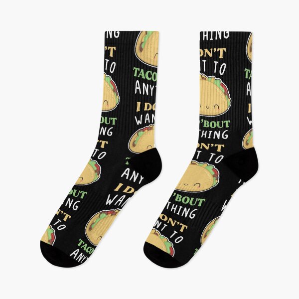 Item preview, I don't Want To Taco'Bout Anything Funny Cute Kawaii Taco's pun Gift designed and sold by Scratches Tees.