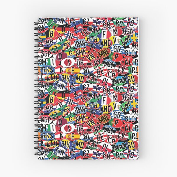 Item preview, International Vehicle Code Mosaic designed and sold by travelwitheric.