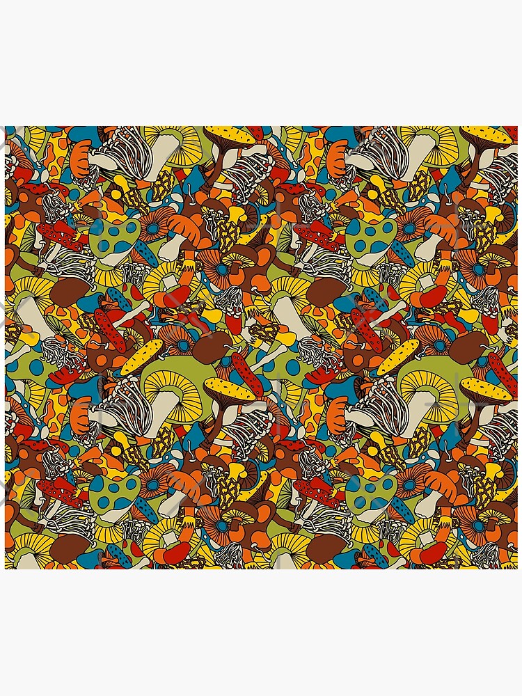 70s psychedelic mushroom by B0red