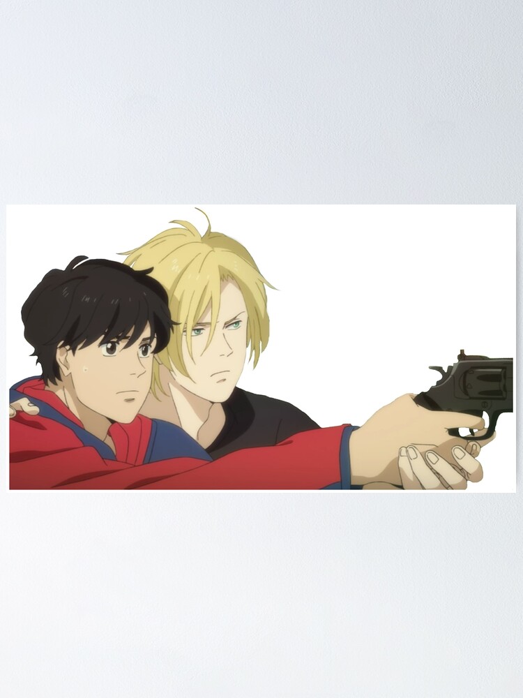 Banana Fish Ash Lynx Eiji Okumura Card Anime Poster for Sale by kino-san