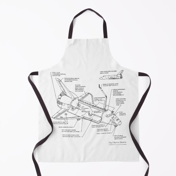 Item preview, Space Shuttle Black and White Schematic designed and sold by kbircham.