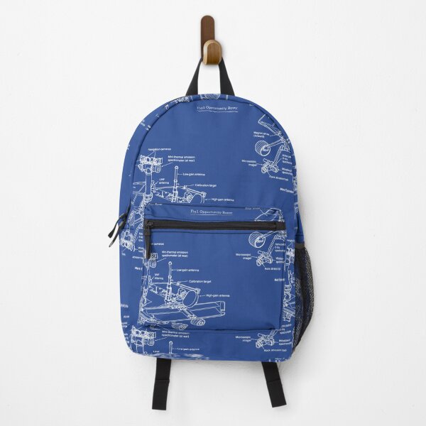 Item preview, White Opportunity Mars Exploration Rover Blueprint designed and sold by kbircham.
