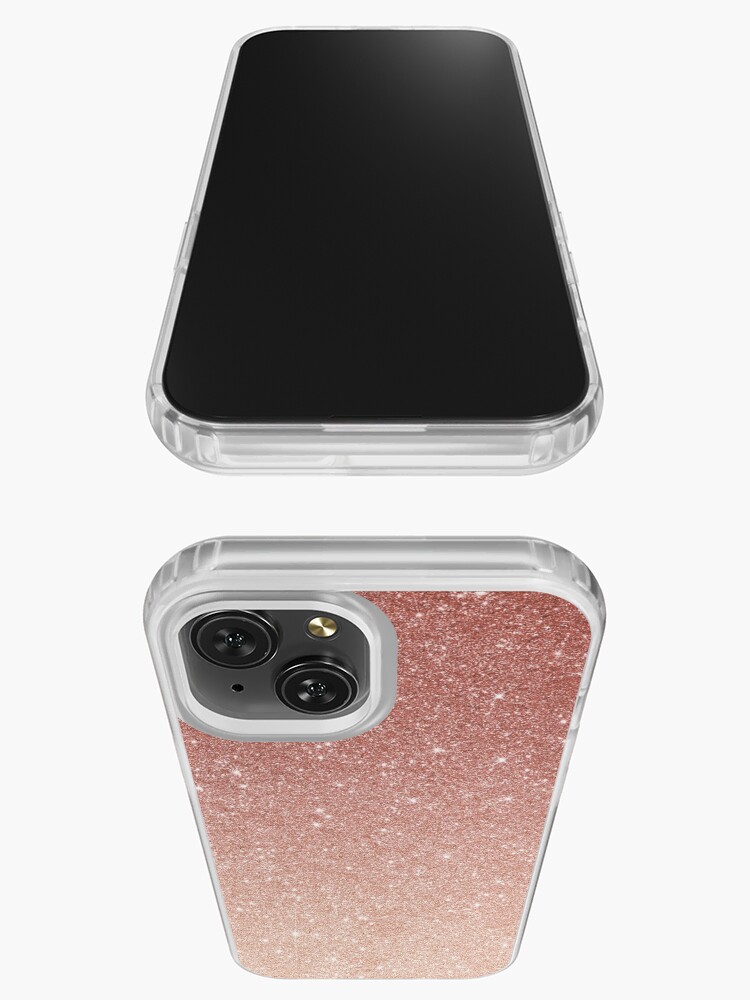 Elegant girly rose gold glitter white marble pink Case-Mate iPhone