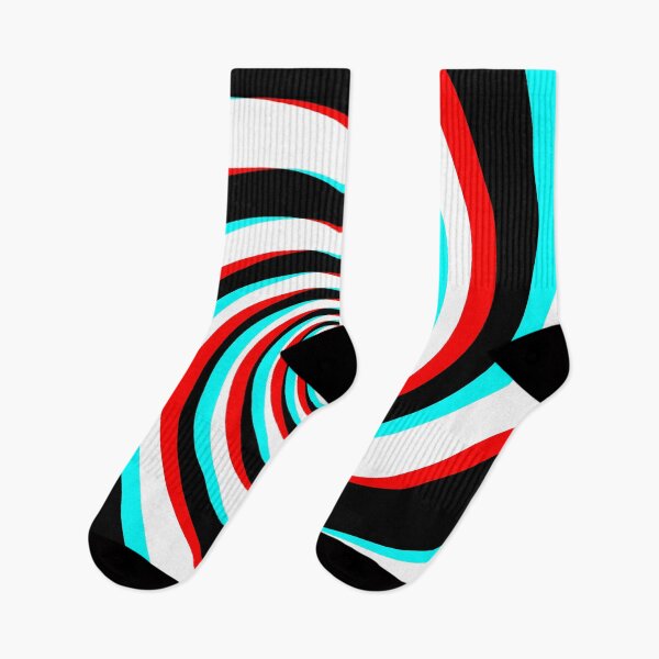 Item preview, Stereoscopic (3D) Black White Red Cyan Spiral designed and sold by hyproinc.