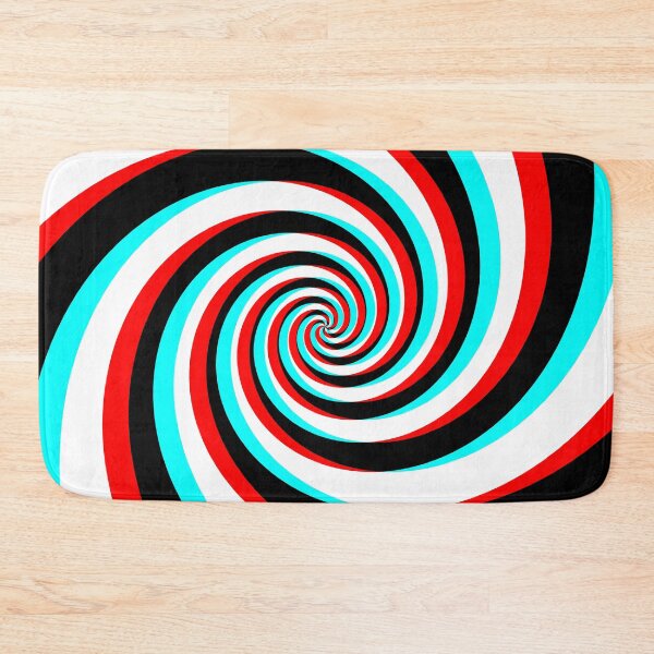 Item preview, Stereoscopic (3D) Black White Red Cyan Spiral designed and sold by hyproinc.