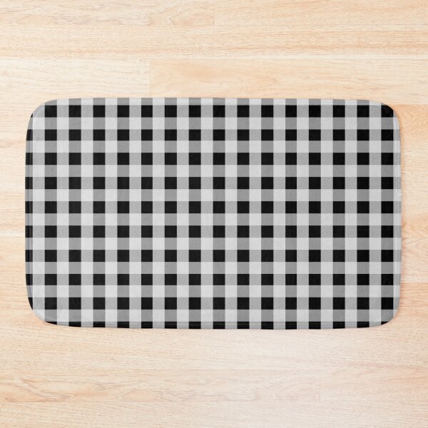 Item preview, Buffalo Plaid Gray and Black Classic Pattern designed and sold by Bumblefuzzies.