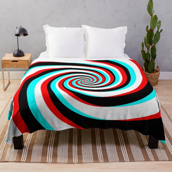 Item preview, Stereoscopic (3D) Black White Red Cyan Spiral designed and sold by hyproinc.