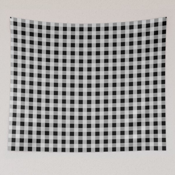 Item preview, Buffalo Plaid Gray and Black Classic Pattern designed and sold by Bumblefuzzies.