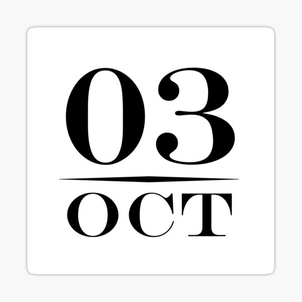 Item preview, 3rd October designed and sold by BoeJ.