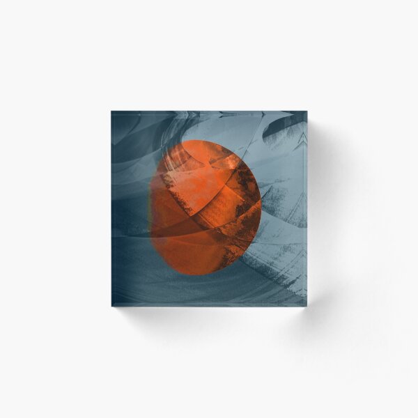 moon Acrylic Block