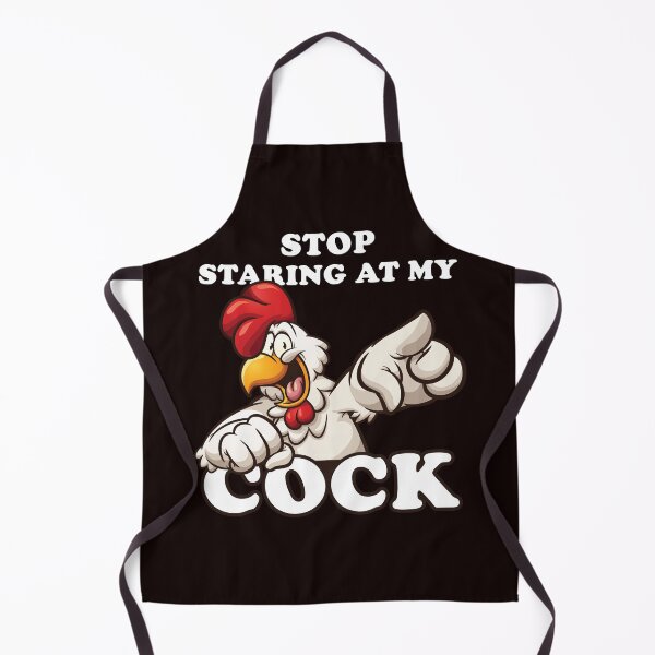 Item preview, Stop staring at my Cock t-shirts | White Cock  designed and sold by jensensart.
