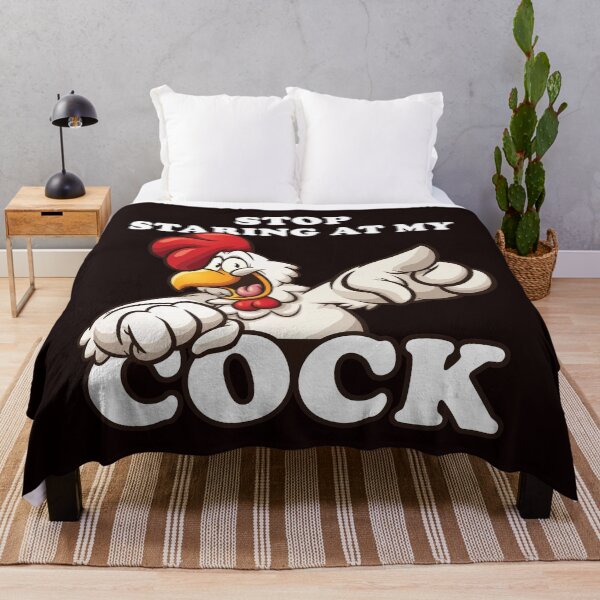 Item preview, Stop staring at my Cock t-shirts | White Cock  designed and sold by jensensart.