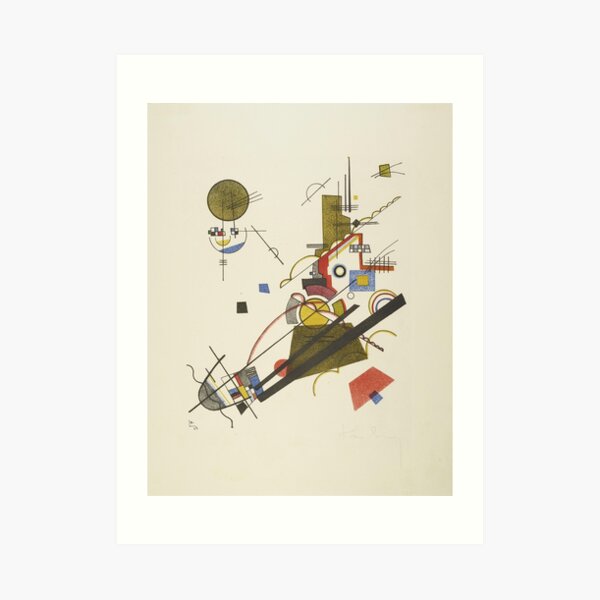 Wassily Kandinsky - Ascenso alegre Lámina artística