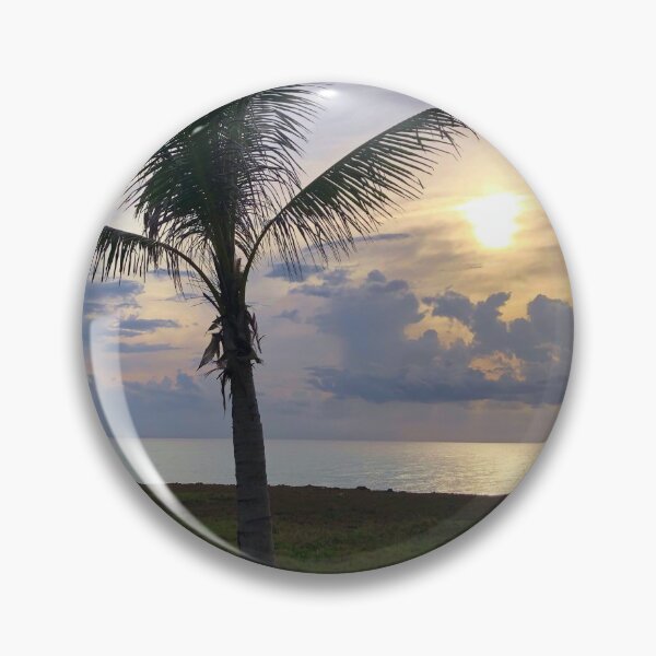 Item preview, Palm Tree with Sunset and Clouds designed and sold by Gonzine.