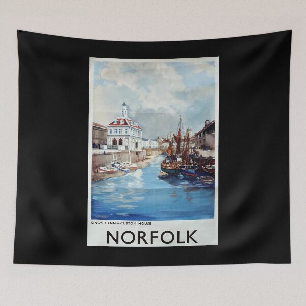 Item preview, Railway Poster Norfolk designed and sold by stickart-marek.