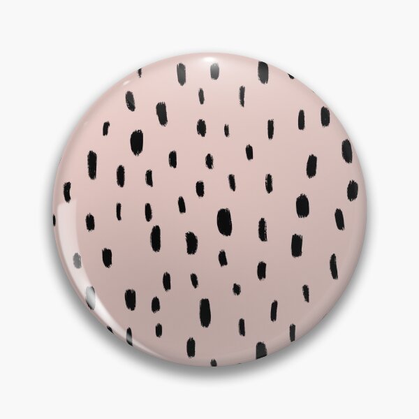 Item preview, Neutral Black Spotty Pattern in Light Pink designed and sold by WildeandCo.