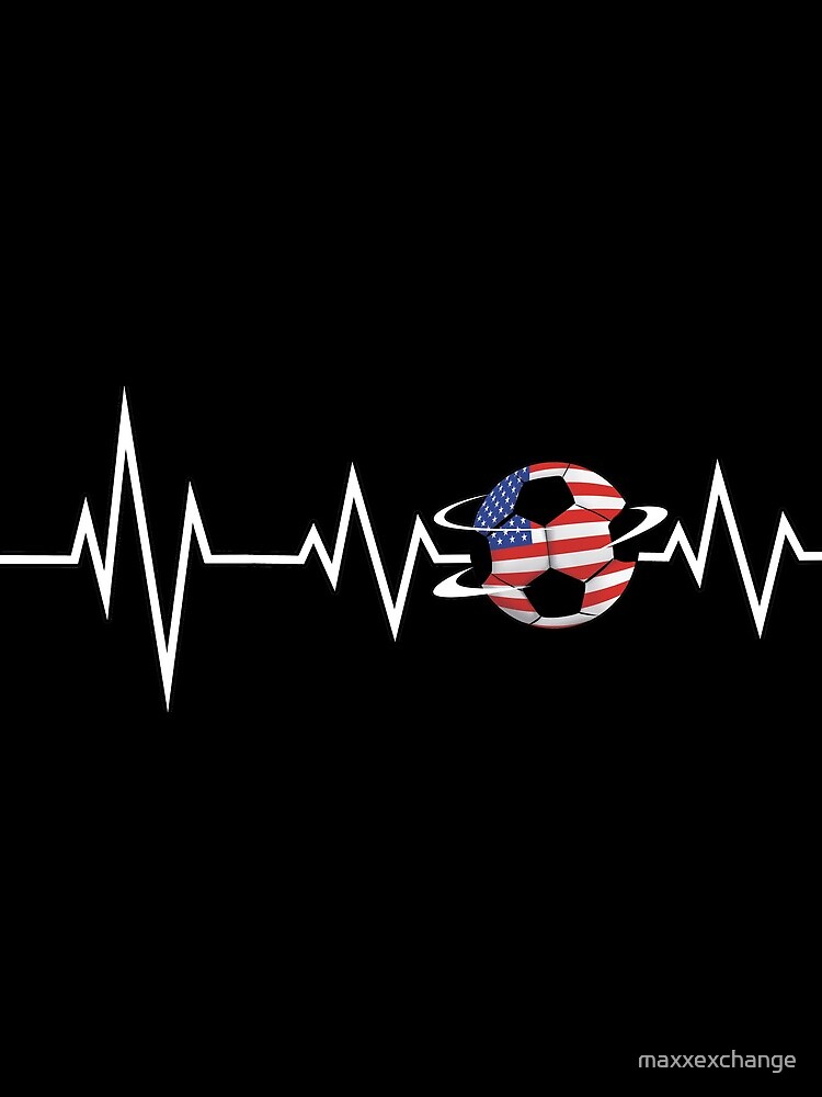Thumbnail 3 of 3, Drawstring Bag, EKG Soccer USA Ensign Cardiologist Goalkeeper. designed and sold by maxxexchange.
