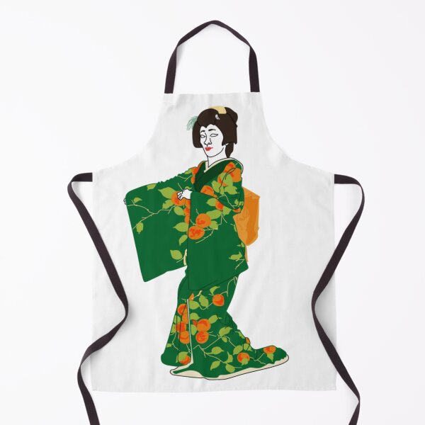 Item preview, Japanese Persimmon Kimono Motif designed and sold by KHRArts.