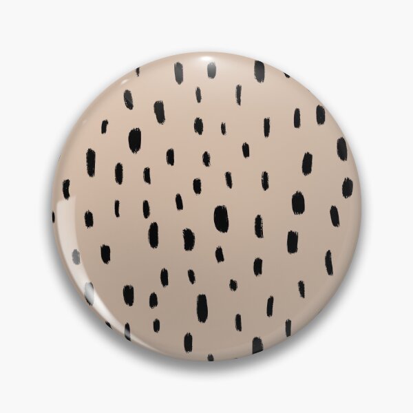 Item preview, Neutral Black Spotty Pattern in Beige  designed and sold by WildeandCo.