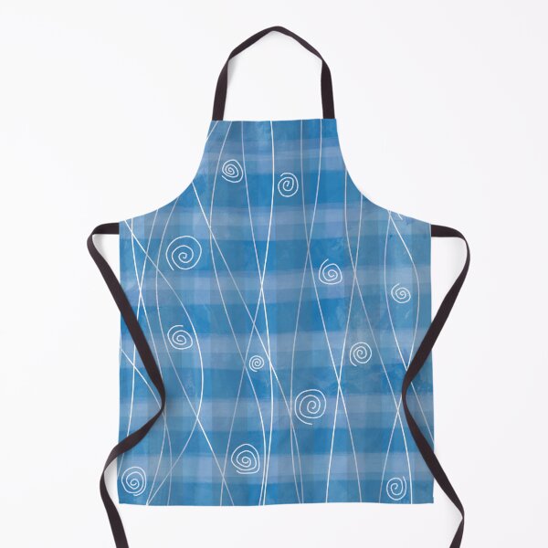 Item preview, Blue wave with spirals designed and sold by Annette Kraus.