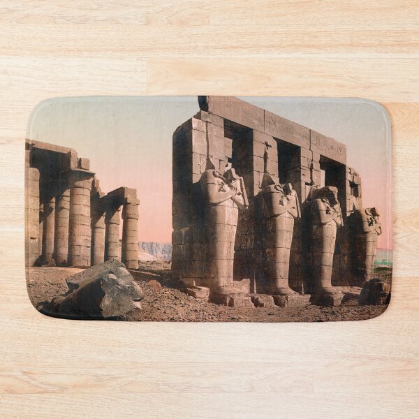 Item preview, Statues Osiris Et Les Colonnes Du Temple - Circa 1900 Photochrom designed and sold by warishellstore.