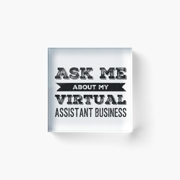 Item preview, Ask Me About Virtual Assistant Business designed and sold by juliabrownpod.