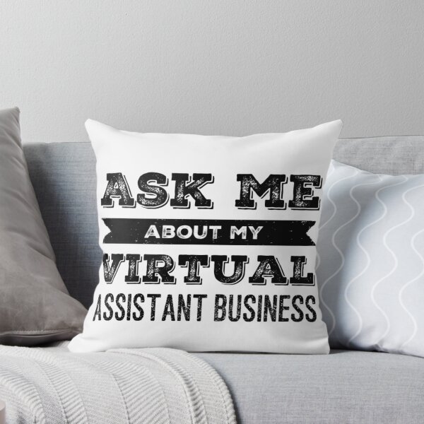 Item preview, Ask Me About Virtual Assistant Business designed and sold by juliabrownpod.