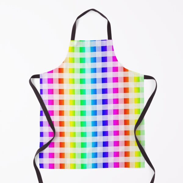 Item preview, Buffalo Plaid Rainbow and White Pattern designed and sold by Bumblefuzzies.
