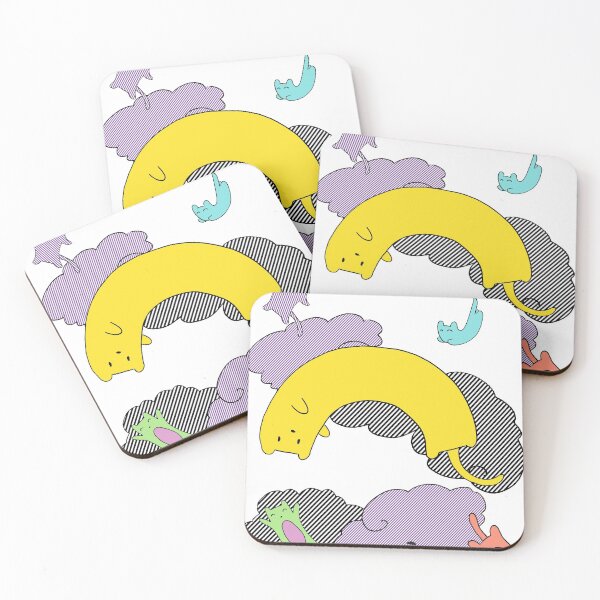 Item preview, cats in clouds designed and sold by Emmeline Close.